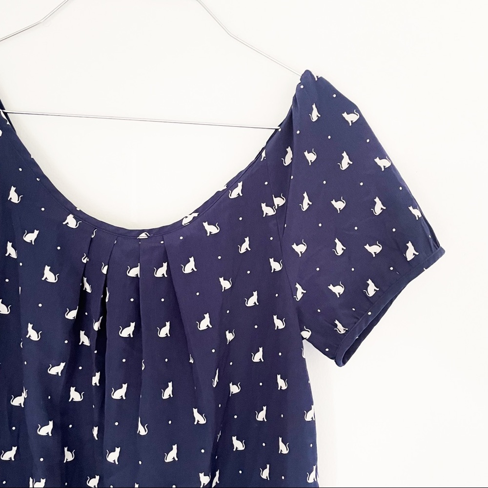 Modcloth / S / Cat Blouse
